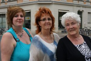 Drei Generationen von links nach rechts: Henrike hertes, Beate Hertes, Gislinde Benn