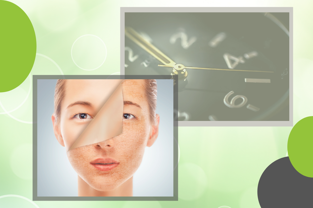 Hautuhr Die Hautuhr um Jahre zurückstellen, junge Haut kommt zum Vorschein